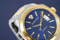 Versace Men's Watch Dylos Two Tone Blue VEAG00222 - WatchPilot