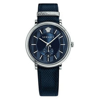 Versace Men's Watch V-Circle Small Seconds Blue VBQ010017 - WatchPilot