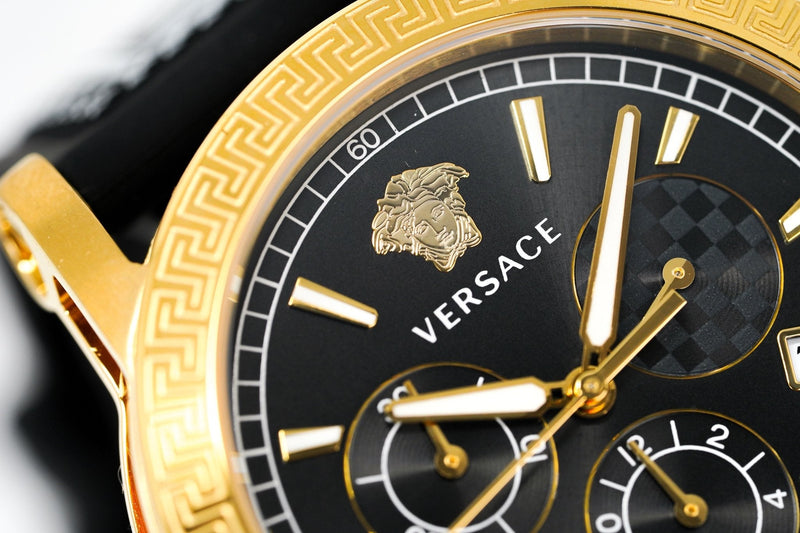 Versace Sports Tech Chronograph Gold Black VELT00119 - WatchPilot