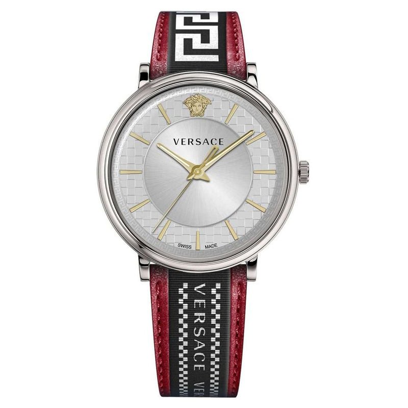 Versace Watch V-Circle 42mm Red VE5A01421 - WatchPilot