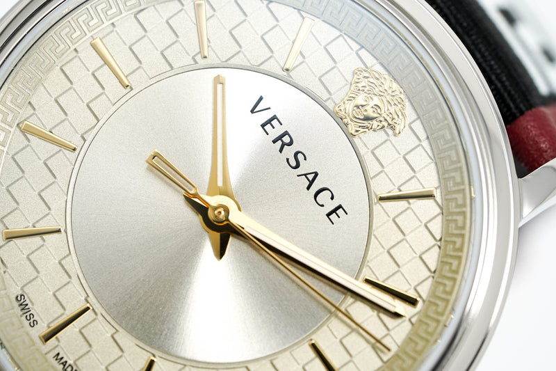 Versace Watch V-Circle 42mm Red VE5A01421 - WatchPilot