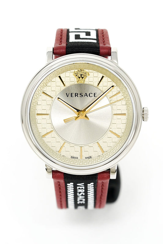 Versace Watch V-Circle 42mm Red VE5A01421 - WatchPilot