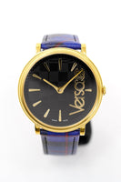 Versace Watch V-Circle The Clans E Blue Gold VE8100218 - WatchPilot