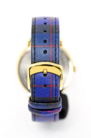 Versace Watch V-Circle The Clans E Blue Gold VE8100218 - WatchPilot