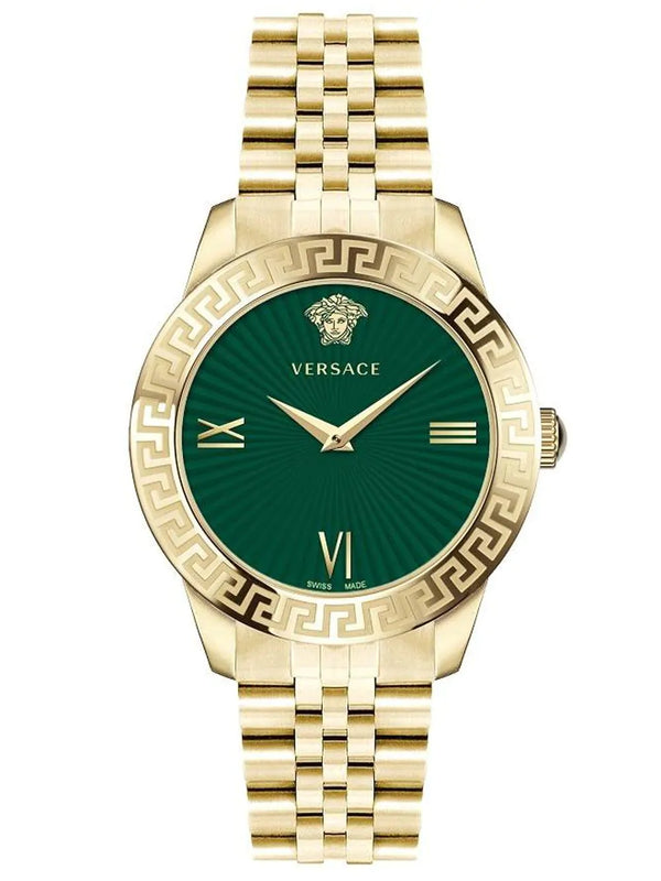 Versace Ladies Watch Greca Signature  38mm Green Gold VEVC00619