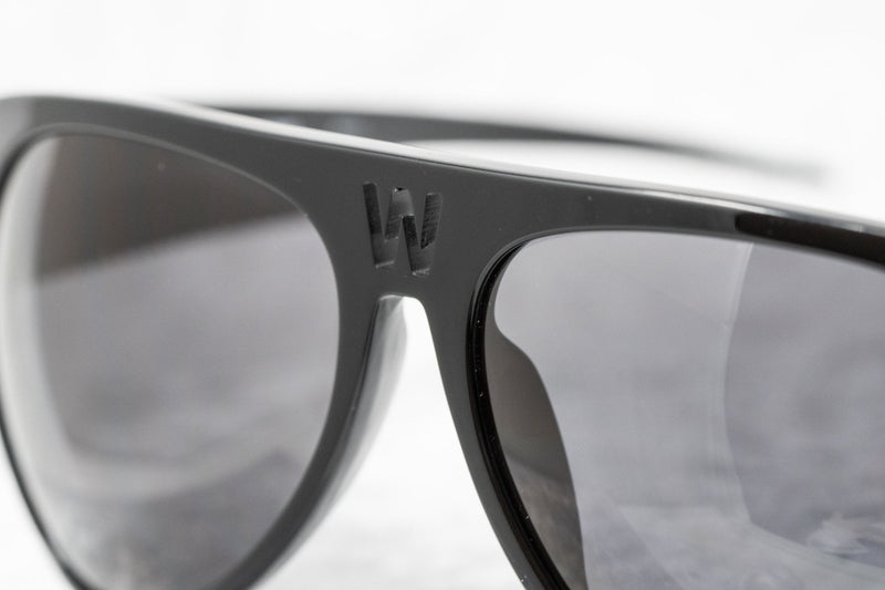 Walter Van Beirendonck Sunglasses Black and Grey Lenses - WVB4C1SUN - WatchPilot