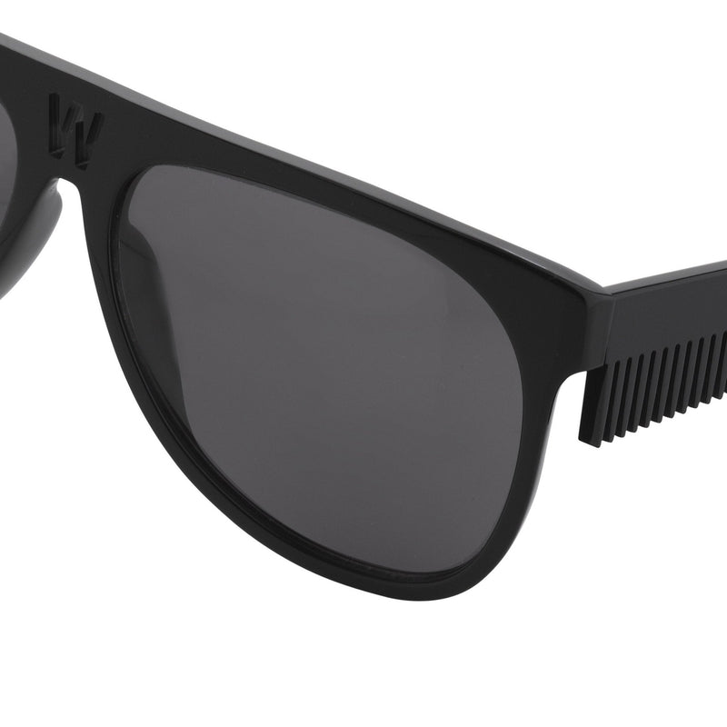 Walter Van Beirendonck Sunglasses Black and Grey Lenses - WVB4C1SUN - WatchPilot