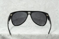 Walter Van Beirendonck Sunglasses Black and Grey Lenses - WVB4C1SUN - WatchPilot