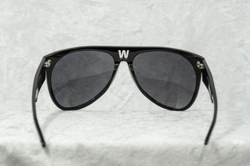 Walter Van Beirendonck Sunglasses Black and Grey Lenses - WVB4C1SUN - WatchPilot