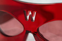 Walter Van Beirendonck Sunglasses Special Frame Red and Red Lenses - WVB3C6SUN - WatchPilot