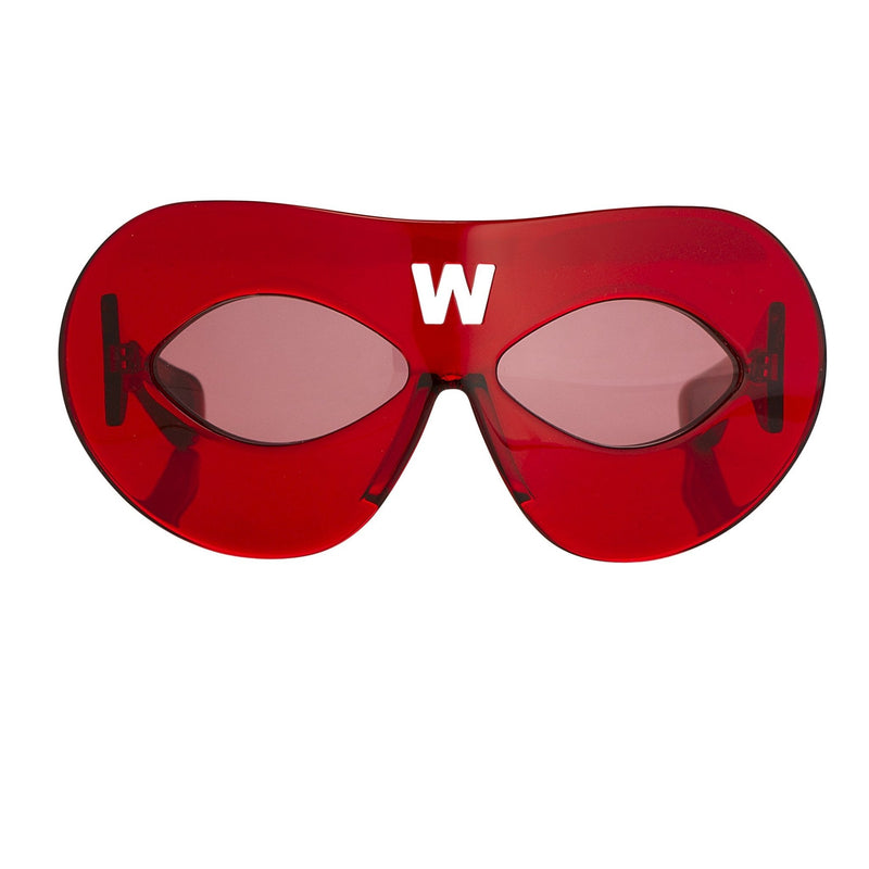 Walter Van Beirendonck Sunglasses Special Frame Red and Red Lenses - WVB3C6SUN - WatchPilot