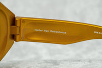 Walter Van Beirendonck Sunglasses Special Frame Shiny Gold and Brown Lenses - WVB2C10SUN - WatchPilot