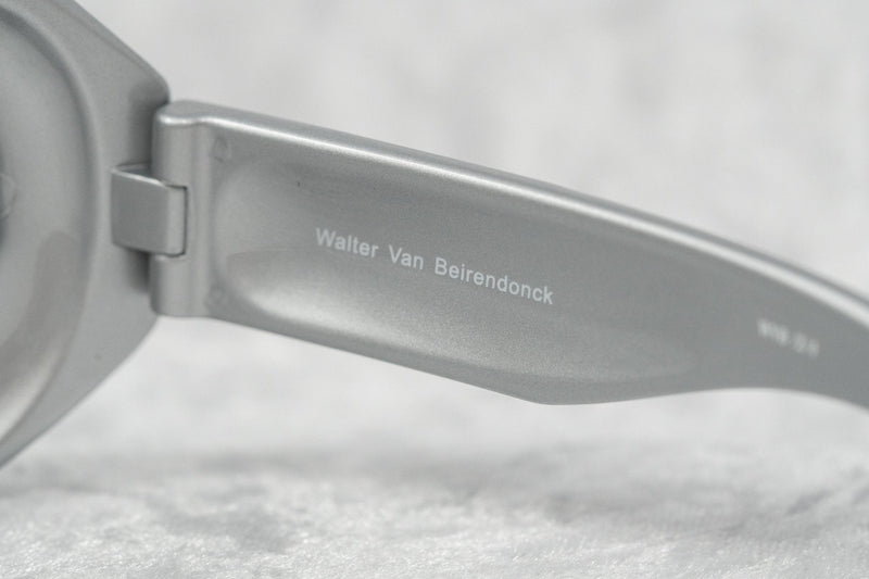 Walter Van Beirendonck Sunglasses Special Frame Shiny Silver and Clear Lenses - WVB2C4SUN - WatchPilot