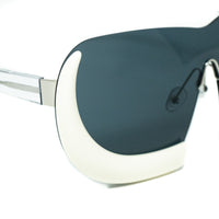 Walter Van Beirendonck Sunglasses Special Shield Frame with Grey Lenses - WVB6C2SUN - WatchPilot