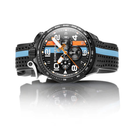 Watches - Bomberg Bolt-68 Racing Men's Blue Watch BS45CHPBA.059-6.10