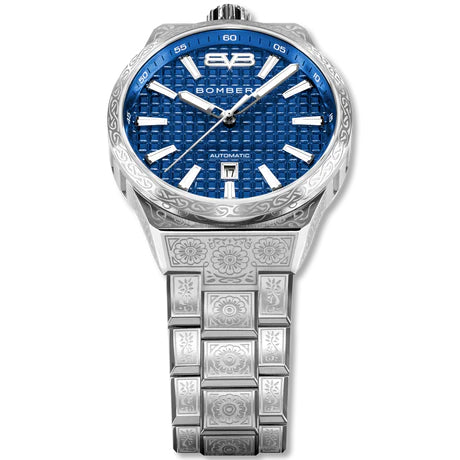 Watches - Bomberg Metropolis Mykonos Automatic Men's Blue Watch BF43ASS.12-2.12