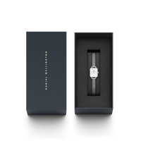 Daniel Wellington Quadro Mini Lumine Bezel Silver Watch DW00100732