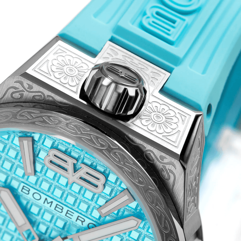 Bomberg Men's Bolt-68 NEO Automatic Teal Lagoon Watch BF43ASS.12-6.12