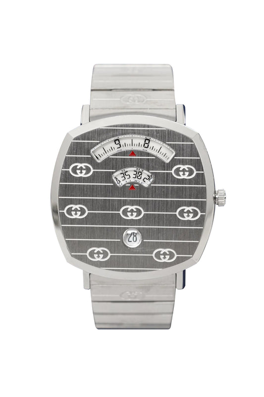 Gucci Watch Grip 38mm Silver YA157410