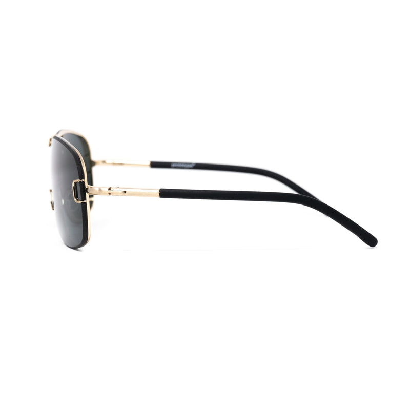 Yohji Yamamoto Unisex Sunglasses Brushed Gold and Grey Lenses Category 4 - YY10ROCKERC2SUN - WatchPilot