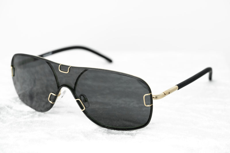 Yohji Yamamoto Unisex Sunglasses Brushed Gold and Grey Lenses Category 4 - YY10ROCKERC2SUN - WatchPilot