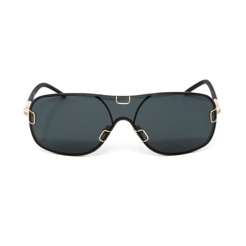 Yohji Yamamoto Unisex Sunglasses Brushed Gold and Grey Lenses Category 4 - YY10ROCKERC2SUN - WatchPilot