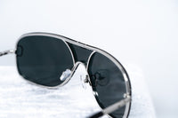 Yohji Yamamoto Unisex Sunglasses Brushed Silver and Grey Lenses Category 4 - YY10ROCKERC1SUN - WatchPilot