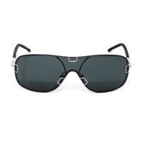 Yohji Yamamoto Unisex Sunglasses Brushed Silver and Grey Lenses Category 4 - YY10ROCKERC1SUN - WatchPilot