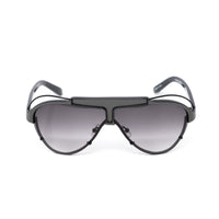 Yohji Yamamoto Unisex Sunglasses Dark Grey/Black and Purple Graduated Lenses - YY11ASTRONAUTC3SUN - WatchPilot