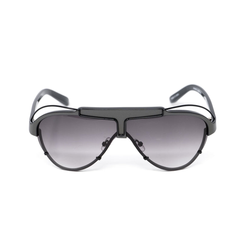 Yohji Yamamoto Unisex Sunglasses Dark Grey/Black and Purple Graduated Lenses - YY11ASTRONAUTC3SUN - WatchPilot