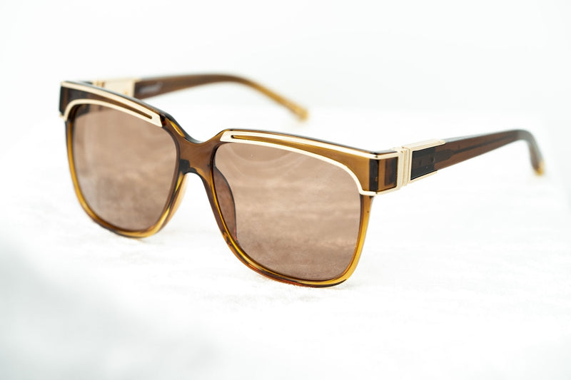 Yohji Yamamoto Unisex Sunglasses Rectangular Brown and Bronze Lenses Category 3 - YY16THORNC2SUN - WatchPilot