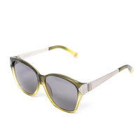 Yohji Yamamoto Unisex Sunglasses Rectangular Cat Eye Green and Grey Lenses - YY18CLAWC3SUN - WatchPilot