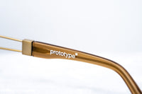 Yohji Yamamoto Unisex Sunglasses Rectangular Gold and Brown Graduated Lenses - 9YY100C3ANTIQUEGOLD - WatchPilot