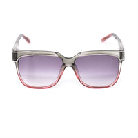 Yohji Yamamoto Unisex Sunglasses Rectangular Grey/Pink and Purple Lenses Category 3 - YY16THORNC4SUN - WatchPilot