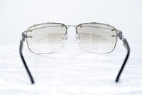 Yohji Yamamoto Unisex Sunglasses Rectangular Silver and Brown Graduated Lenses - 9YY100C2SHINYSILVER - WatchPilot