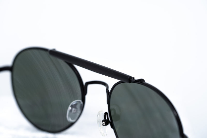 Yohji Yamamoto Unisex Sunglasses Round Black and Dark Grey Lenses Category 3 - YY12RIDERC3SUN - WatchPilot