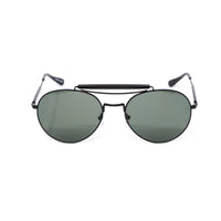 Yohji Yamamoto Unisex Sunglasses Round Black and Dark Grey Lenses Category 3 - YY12RIDERC3SUN - WatchPilot