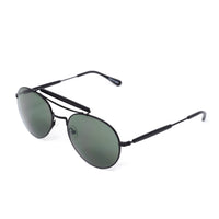 Yohji Yamamoto Unisex Sunglasses Round Black and Dark Grey Lenses Category 3 - YY12RIDERC3SUN - WatchPilot