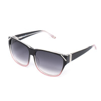 Yohji Yamamoto Unisex Sunglasses Square Black/Pink and Grey Lenses - YY15C4SUN - WatchPilot