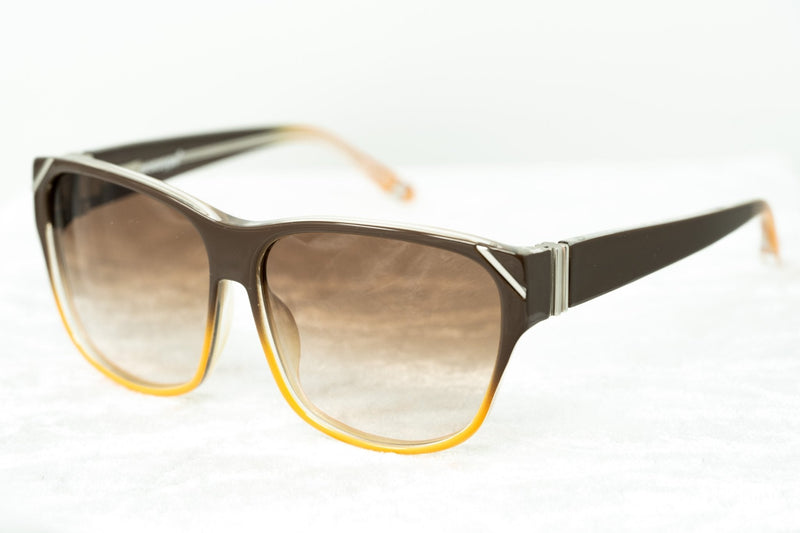 Yohji Yamamoto Unisex Sunglasses Square Brown/Orange and Brown Lenses - YY15C3SUN - WatchPilot