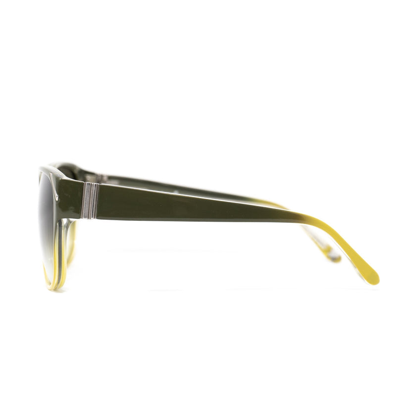 Yohji Yamamoto Unisex Sunglasses Square Green/Yellow and Green Lenses - YY15C1SUN - WatchPilot