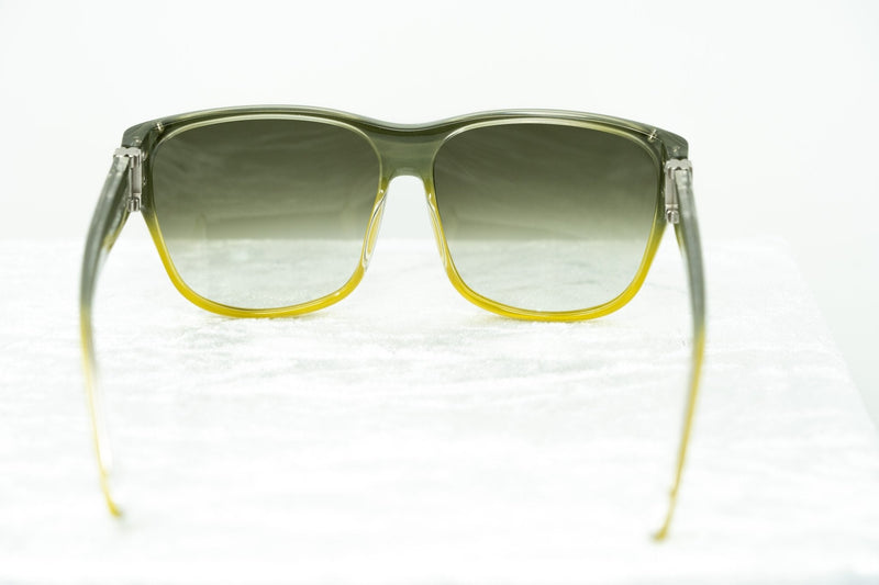 Yohji Yamamoto Unisex Sunglasses Square Green/Yellow and Green Lenses - YY15C1SUN - WatchPilot