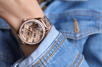 Guess Claudia Ladies Watch Rose Gold W1279L3