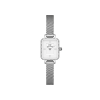 Daniel Wellington Quadro Mini Lumine Bezel Silver Watch DW00100732