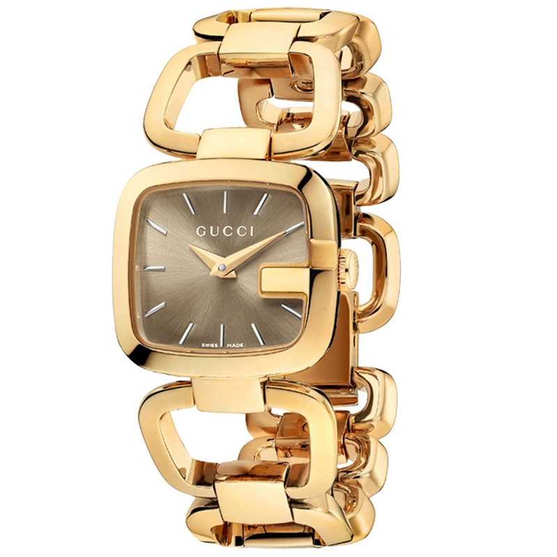 Gucci gold bracelet watch women's hotsell