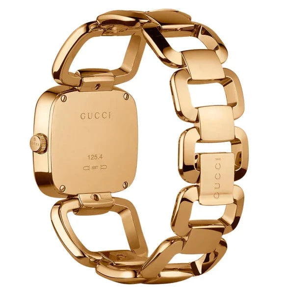 Gucci YA125511 Ladies G-Gucci Gold Watch