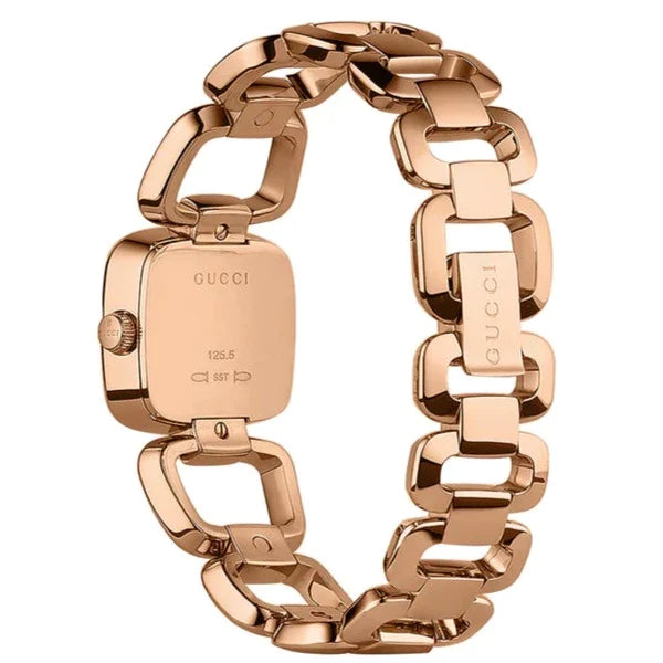 Gucci YA125512 Ladies G-Gucci Rose Gold Watch