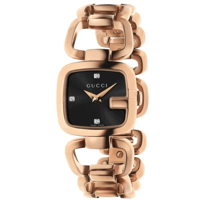 Gucci YA125512 Ladies G-Gucci Rose Gold Watch