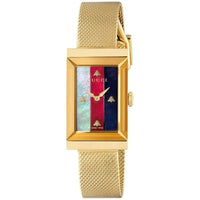 Gucci YA147410 Ladies G-Frame Gold Watch