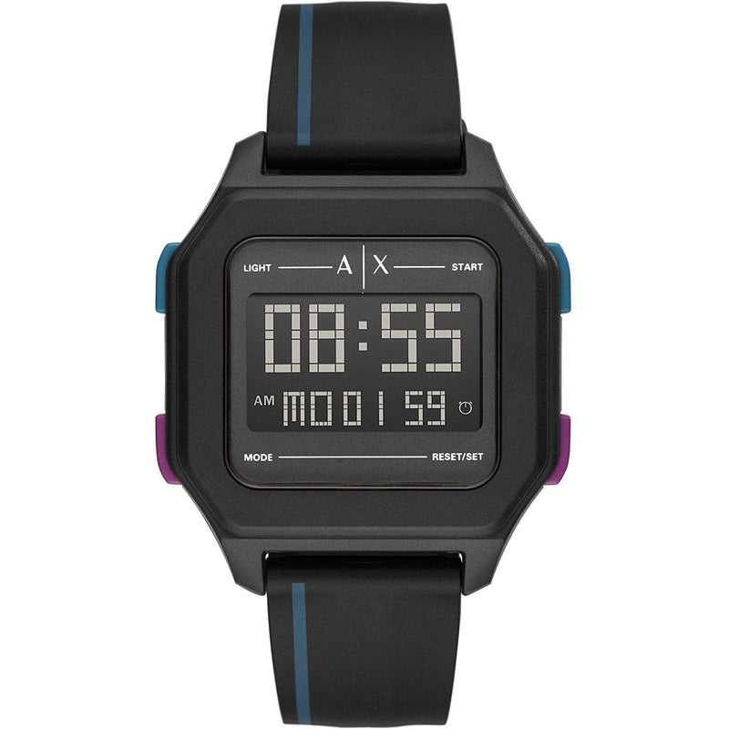 Armani Exchange AX2955 Men\'s Black Watch WatchPilot Shell from Digital